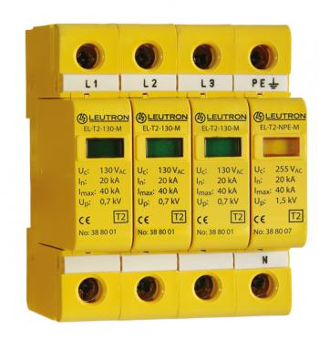 SPD type 2 for AC power supplies EL-T2 3 phase