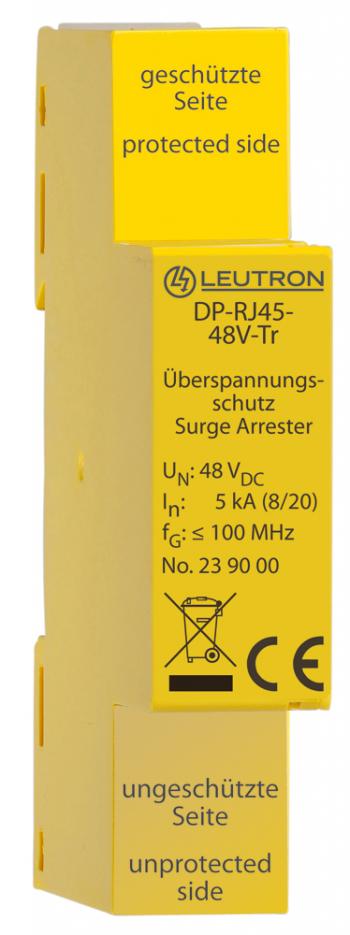 Compact surge protective module for data networks DataPro RJ45-48V-Tr