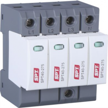 Chống sét lan truyền 3 pha 4P, Loại 2, SPT40-XXX/4(S)